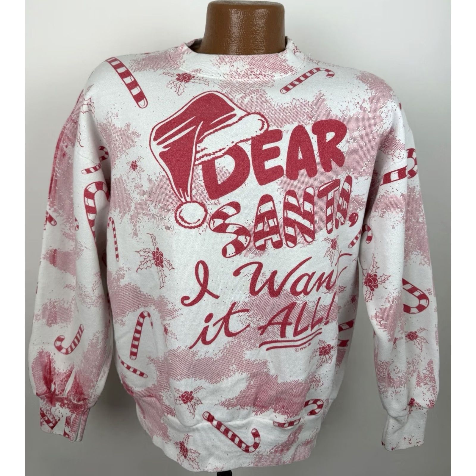 Gloverall VINTAGE Mens Small Christmas Sweatshirt Shirt Size US S / EU 44-46 / 1 - 2 Thumbnail