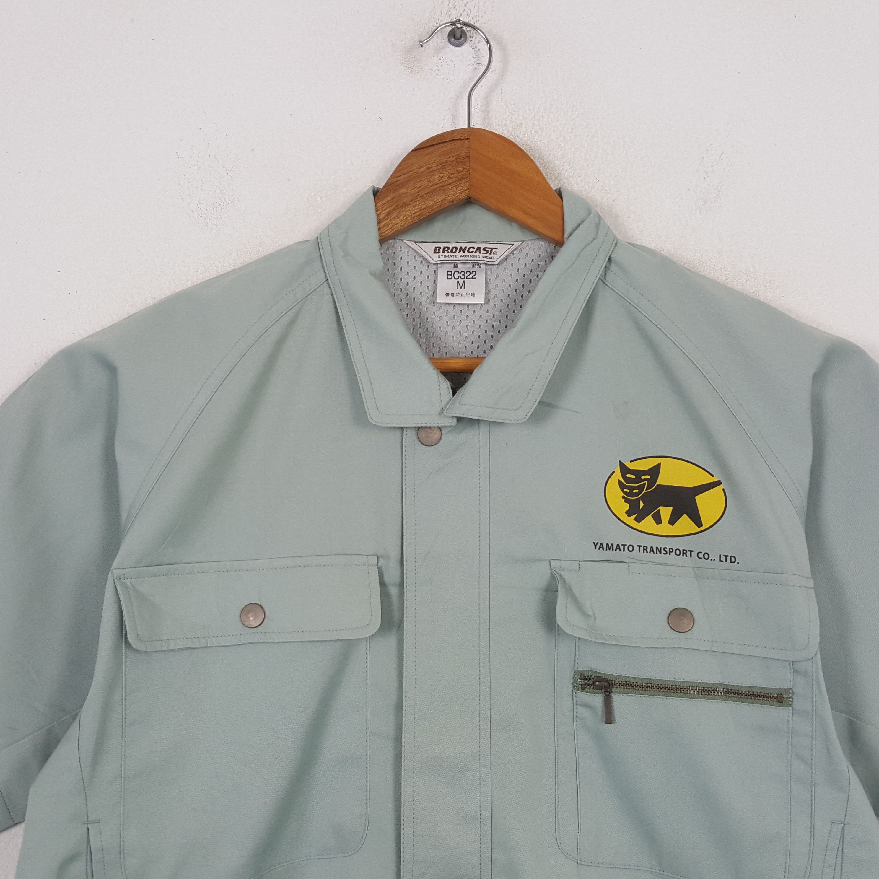 Japanese Brand × Vintage Vintage YAMATO TRANSPORT Japan Brand Custom Jacket C288N27 Size US L / EU 52-54 / 3 - 4 Thumbnail