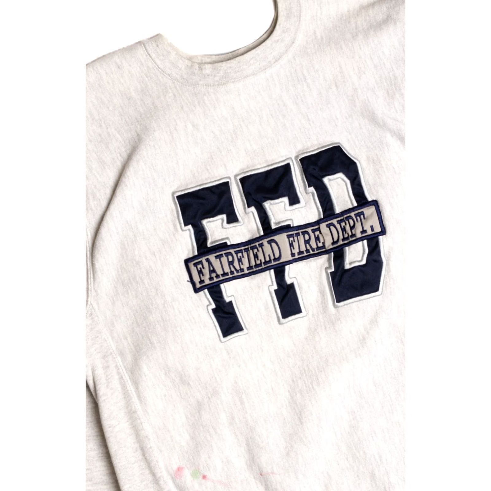 Vintage VINTAGE Fairfield Fire Dept Sweatshirt Large Unisex Adults Grey Cotton / Polyester Pullover 9079 Size US L / EU 52-54 / 3 - 2 Thumbnail