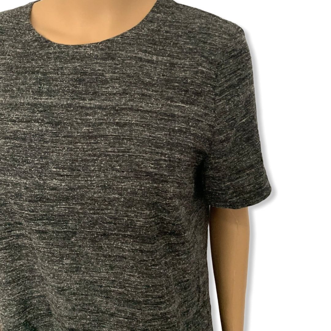 Eileen Fisher NEW Eileen Fisher Heathered Gray Silk Linen Shift Dress S Size S / US 4 / IT 40 - 12 Thumbnail