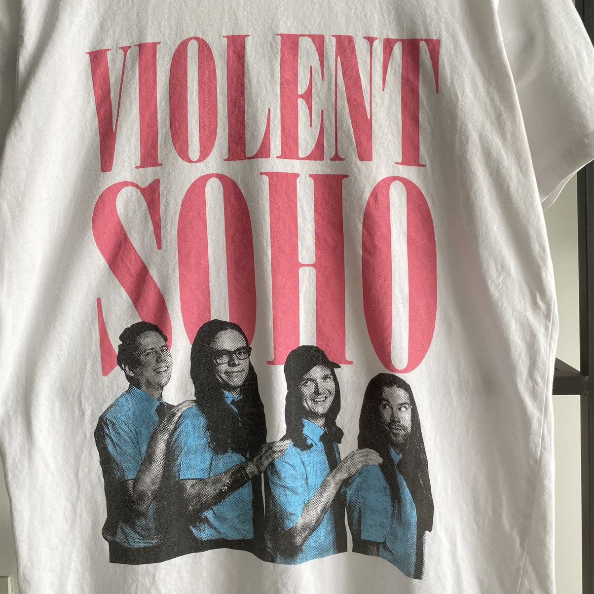 Band Tees Violent Soho Australian Band ERD GRUNGE THRASHED VINTAGE TEE Size US M / EU 48-50 / 2 - 2 Thumbnail