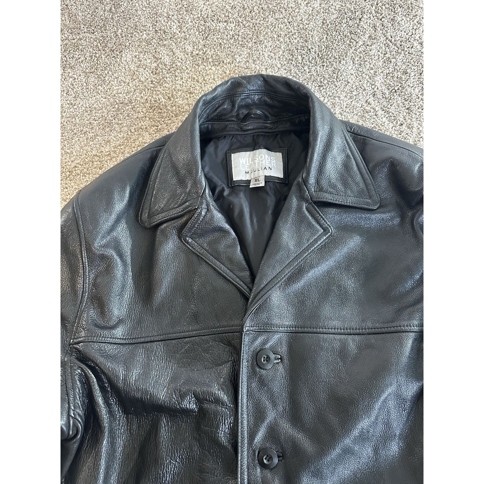 Wilsons Leather Wilson's Leather M Julian Jacket Coat Men’s XL Size US XL / EU 56 / 4 - 3 Thumbnail