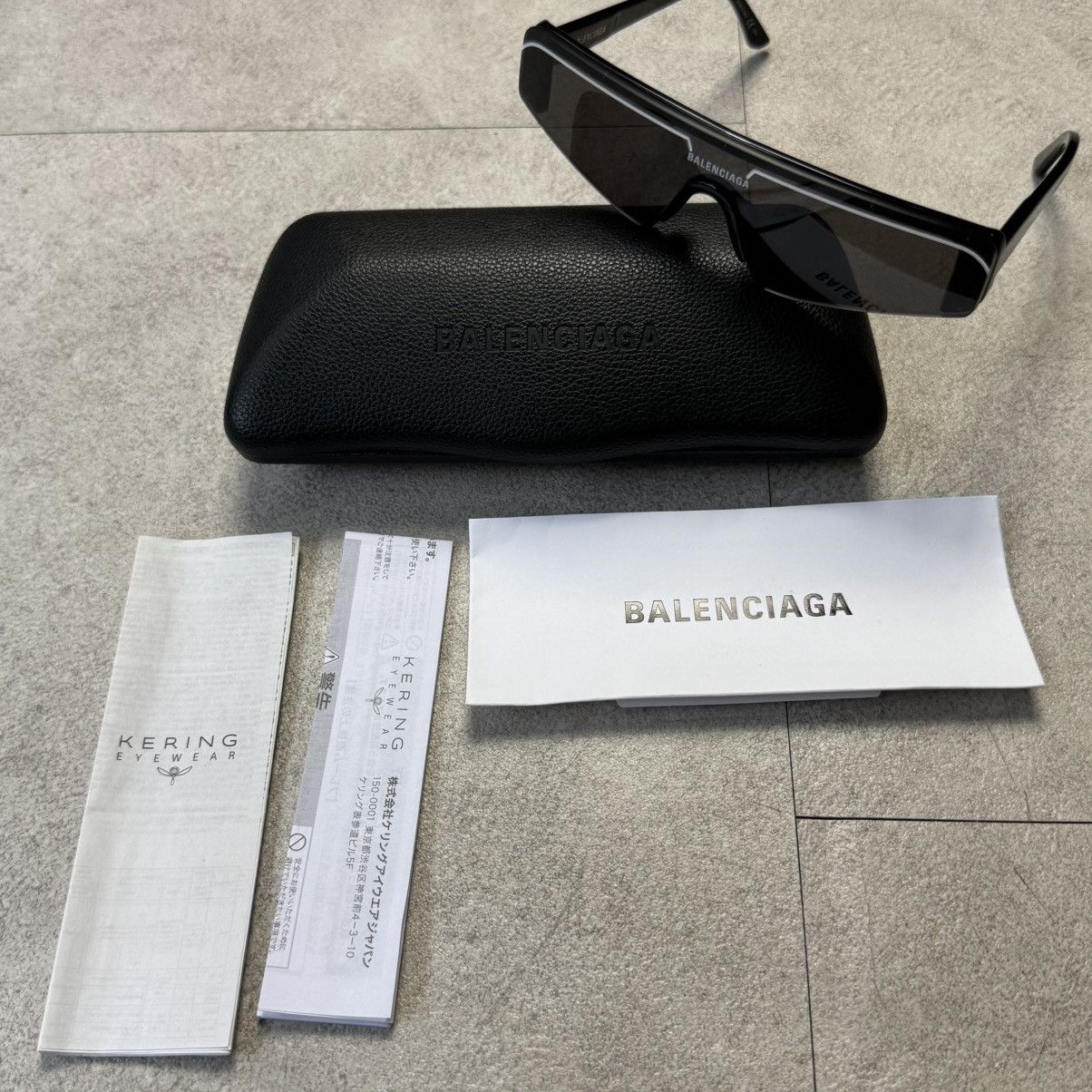 Balenciaga Balenciaga Skinny Ski Extreme Sunglasses BB0003S Size ONE SIZE - 2 Thumbnail
