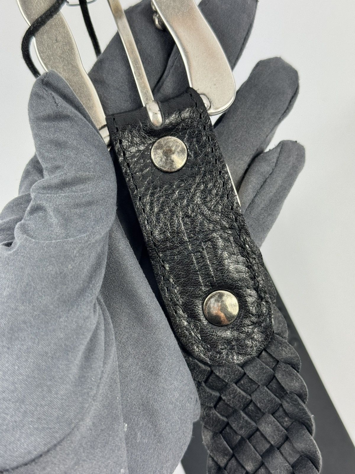 Enfants Riches Deprimes PORT OF SOULS BRAIDED LEATHER BELT SIZE90 Size 30 - 7 Thumbnail