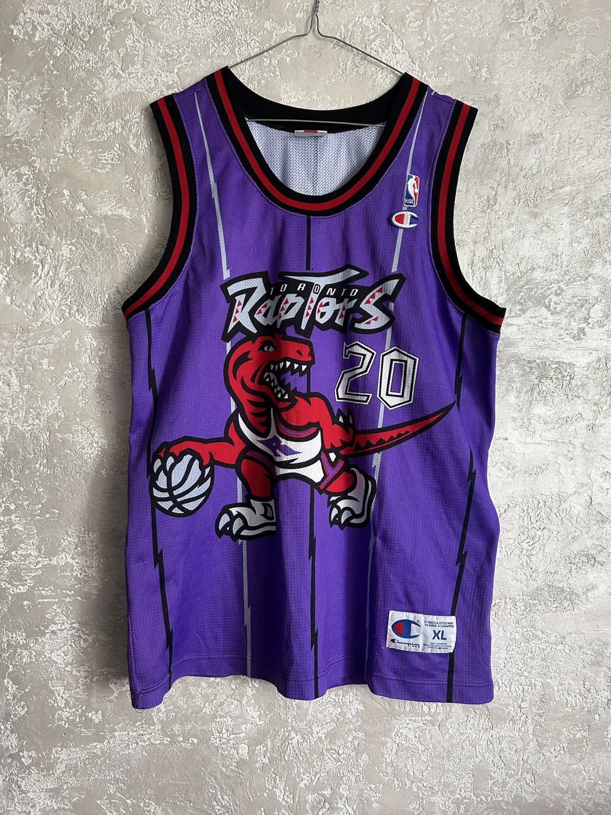 Champion Damon Stoudamire #20 Toronto Raptors NBA Champion Jersey Size US XL / EU 56 / 4 - 1 Thumbnail