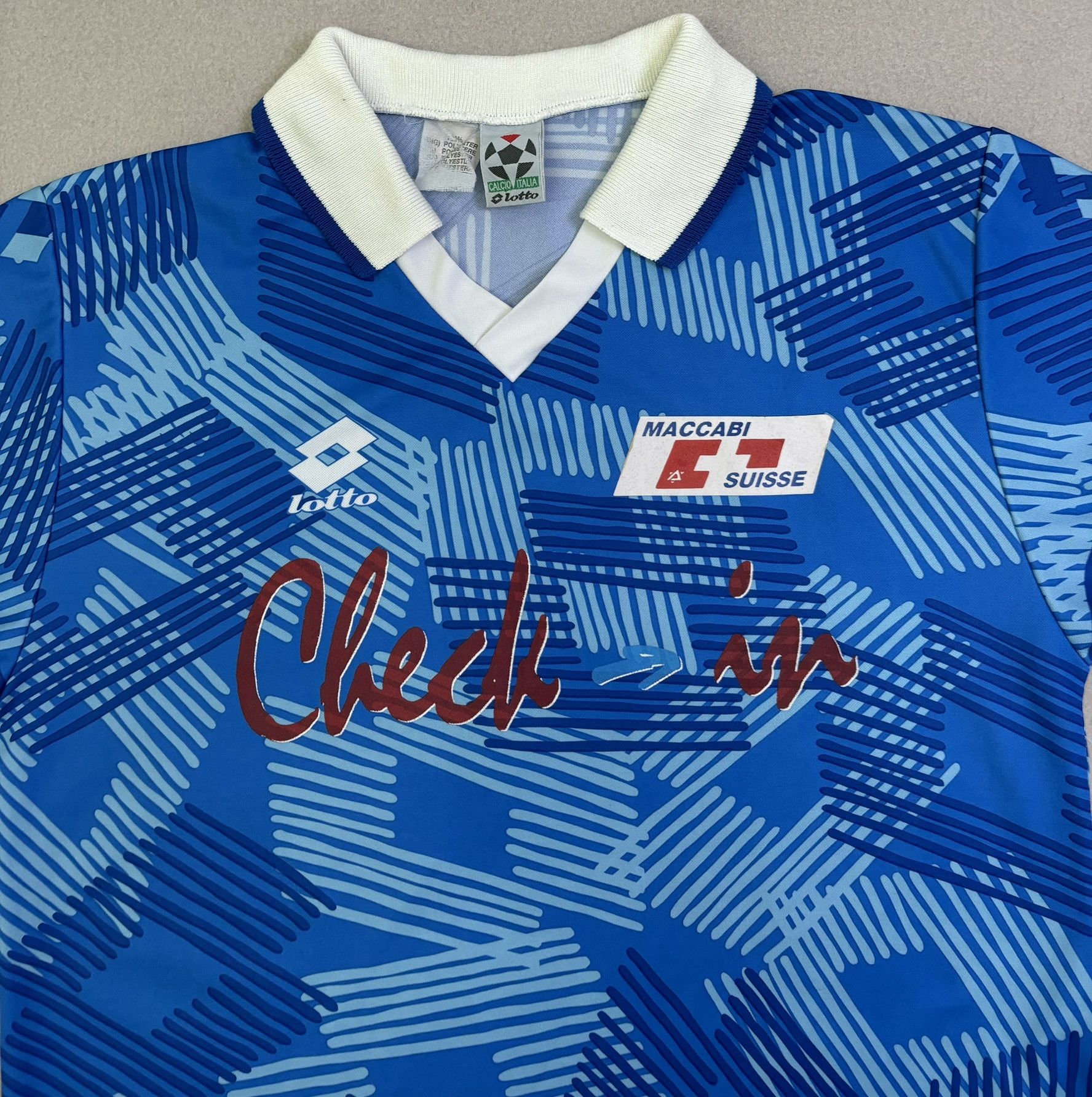 Lotto Sport × Vintage Maccabi Suisse #14 Lotto Vintage Football Jersey Size. M Size US M / EU 48-50 / 2 - 7 Thumbnail