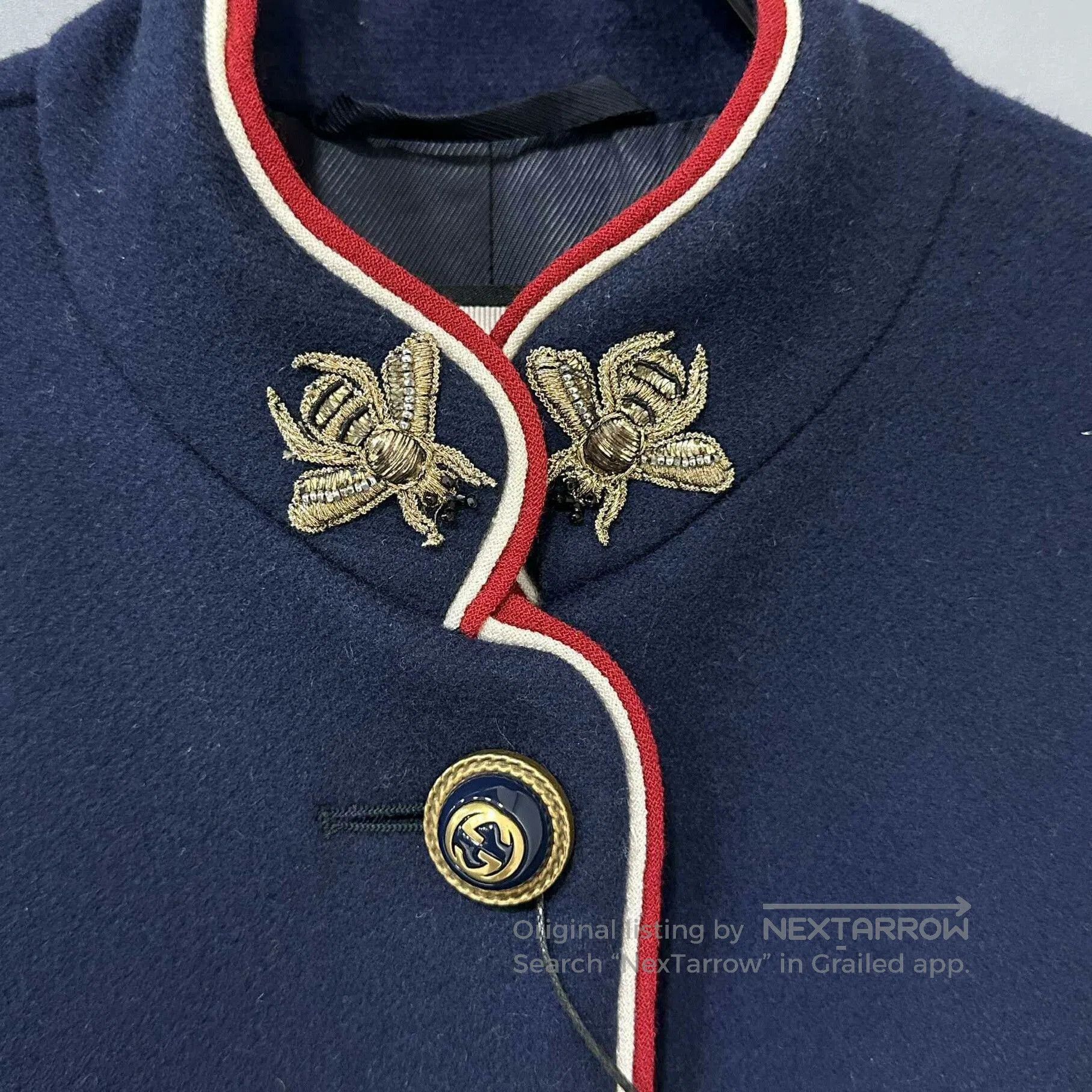 Gucci Gucci Classic Double G Button Bee Coat. Size S / US 4 / IT 40 - 4 Thumbnail