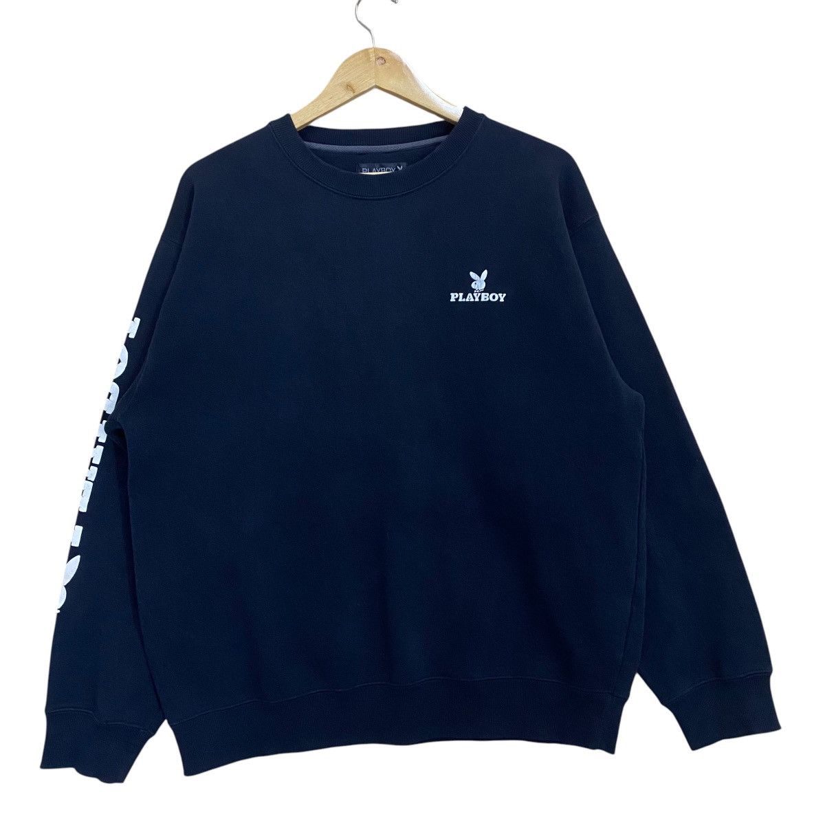 Japanese Brand × Playboy × Vintage Vintage Playboy Big Logo Crewneck Sweatshirt Size US M / EU 48-50 / 2 - 9 Thumbnail