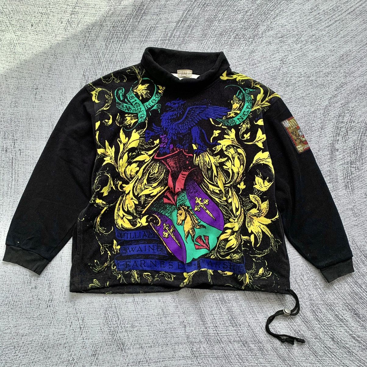 Designer × Japanese Brand × Vintage Vintage Velvet Farnese Turtle Neck Sweater Size US L / EU 52-54 / 3 - 1 Thumbnail