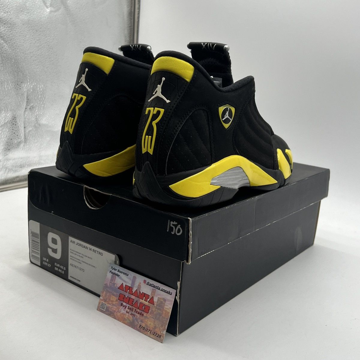 Jordan Brand Air Jordan 14 Thunder Size US 9 / EU 42 - 5 Thumbnail