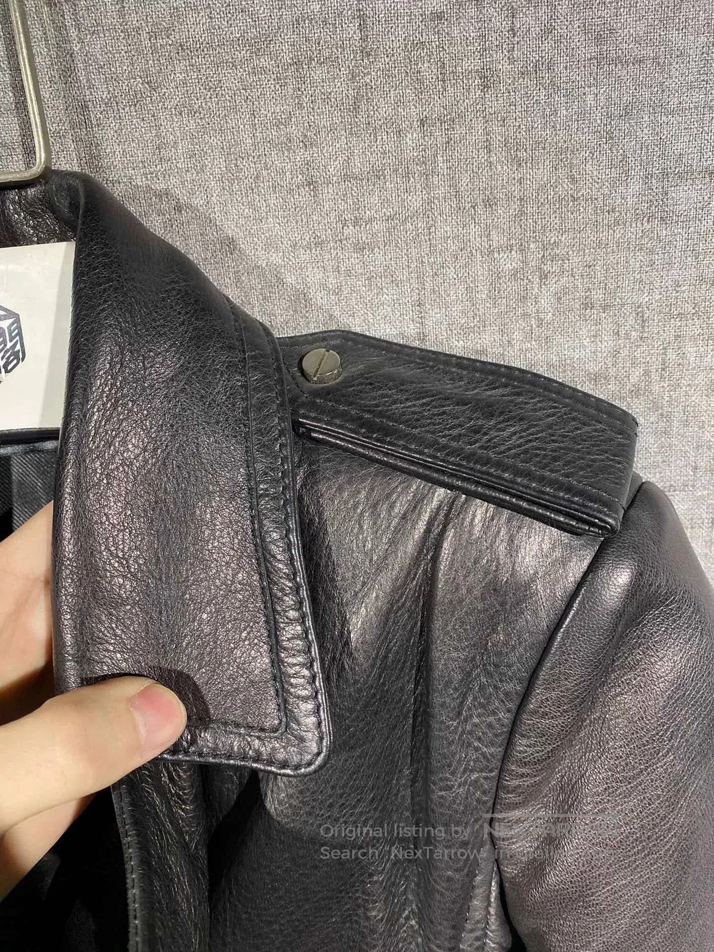 Balenciaga balenciaga women's leather jacket outerwear. Size S / US 4 / IT 40 - 5 Thumbnail