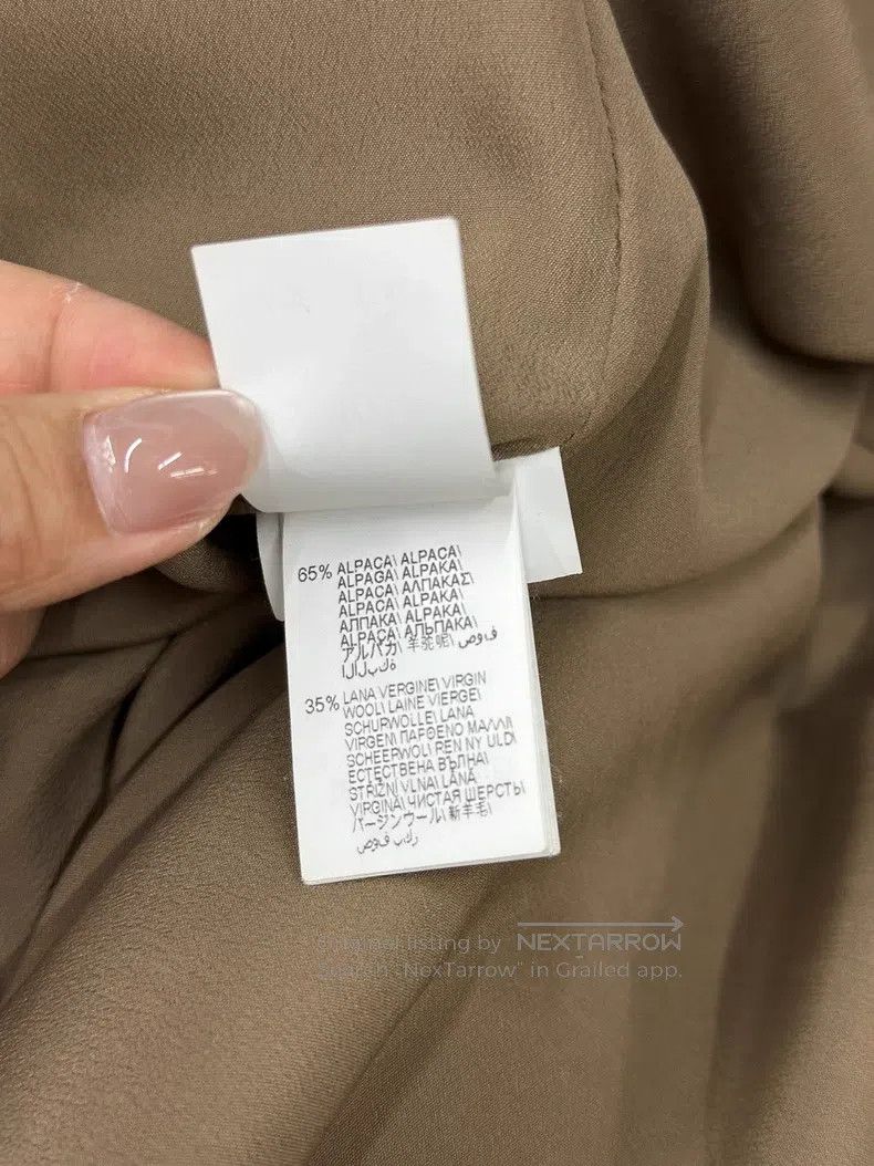 Brunello Cucinelli Brunello Cucinelli Brown Alpaca Tweed Coat Jacket Size XS / US 0-2 / IT 36-38 - 6 Thumbnail