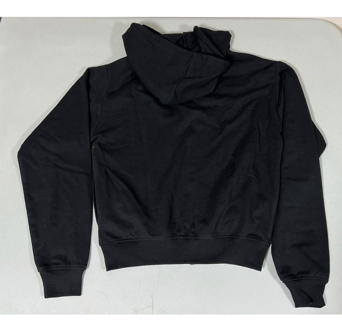 Pacsun Black ‘True Love’ Floral Rose Zipper Sweatshirt Hoodie XS 🌹✨ Size XS / US 0-2 / IT 36-38 - 3 Thumbnail
