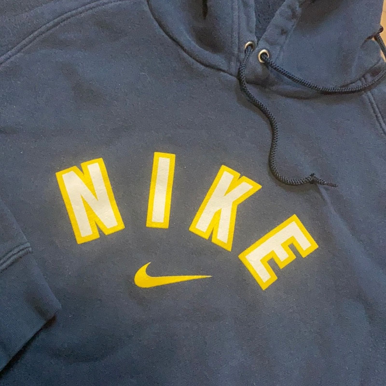 Nike Y2K Nike spell out center swoosh hoodie Size US M / EU 48-50 / 2 - 2 Thumbnail