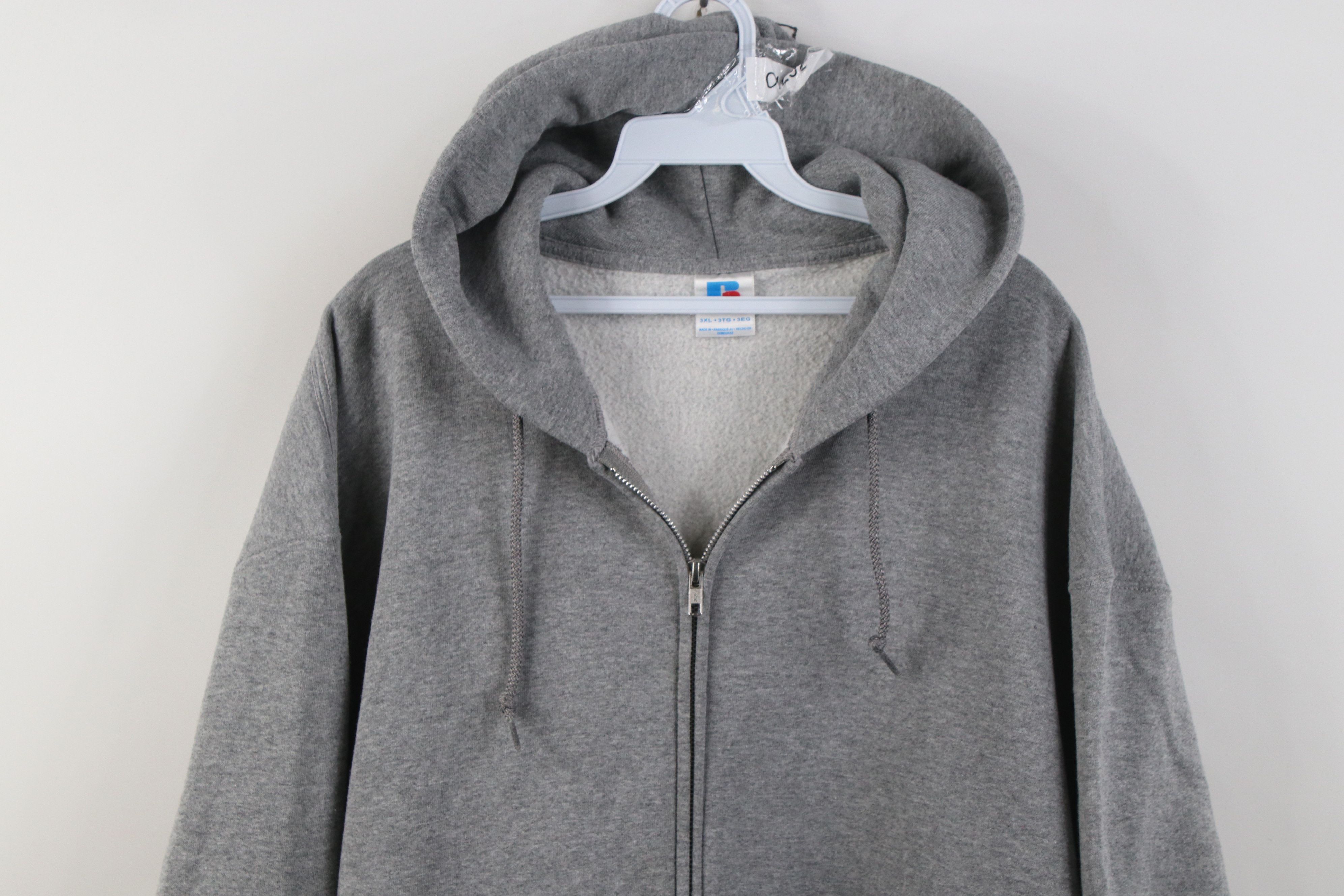Russell Athletic Vintage Y2K Russell Athletic Hoodie Sweatshirt Heather Gray Size US XXL / EU 58 / 5 - 2 Thumbnail