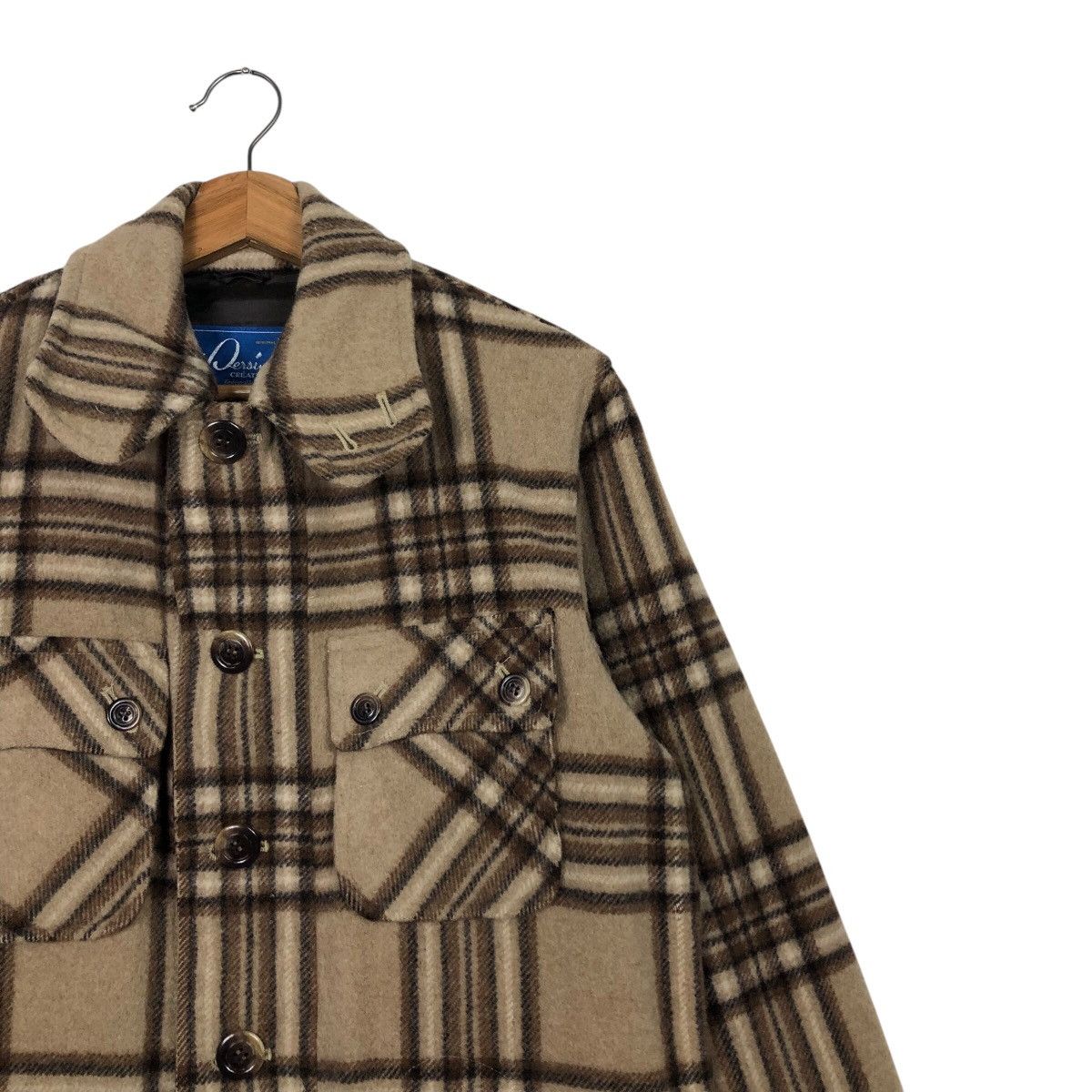 Japanese Brand 📌Vtg Wool Jacket Tartan Design St. Passimon Issey Miyake Size US L / EU 52-54 / 3 - 7 Thumbnail