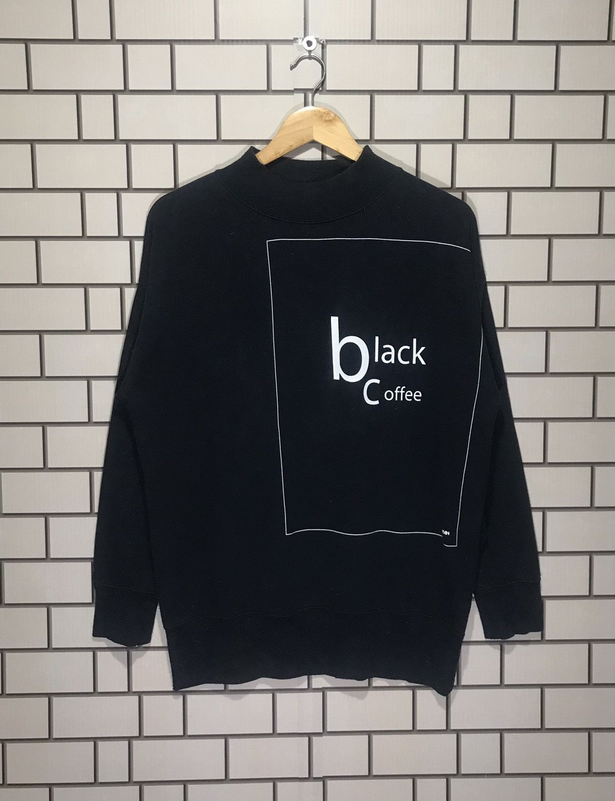 Japanese Brand × Ne-Net Black Coffee Sweatshirt Size US L / EU 52-54 / 3 - 2 Thumbnail