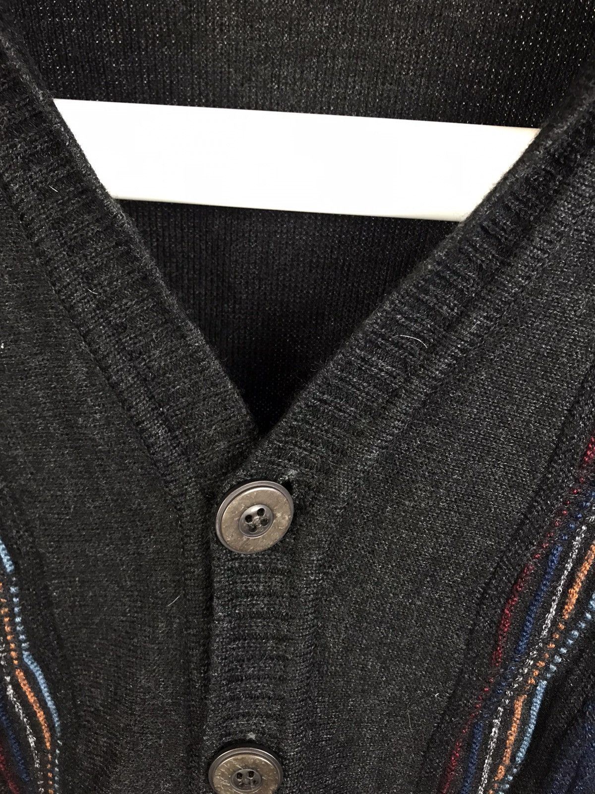 Vintage Vintage Rialto Italian Merino Blend Coogi Style Cardigan Size US L / EU 52-54 / 3 - 4 Thumbnail