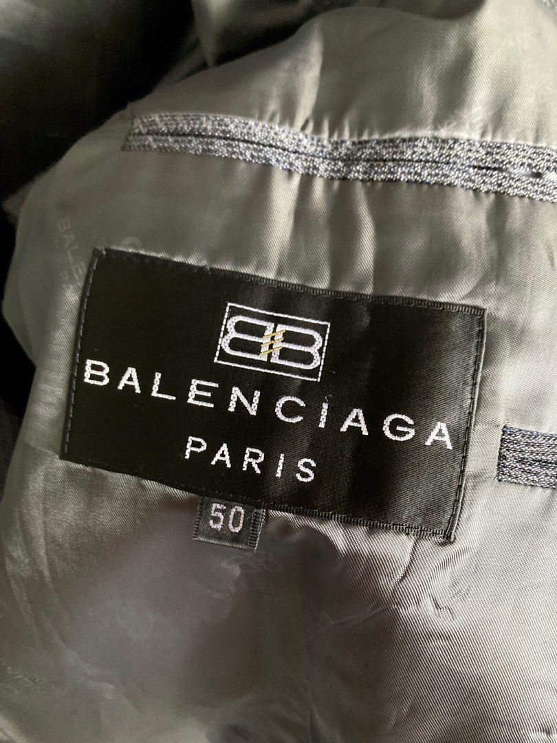 Balenciaga Balenciaga Wool Suit Jacket Size US L / EU 52-54 / 3 - 9 Thumbnail