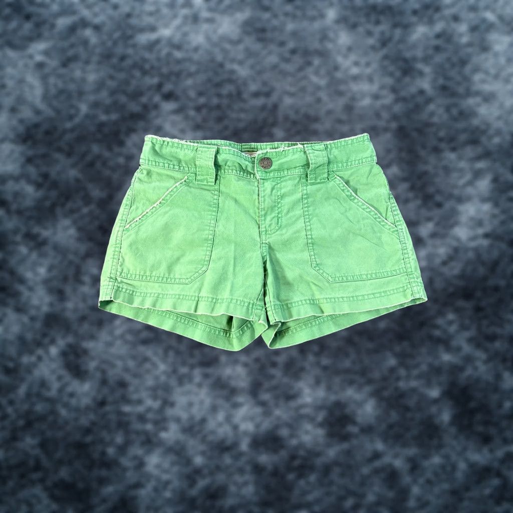 Old Navy VINTAGE Old Navy Shorts Womens 30 Green Denim Cut-Off Front Pocket Y2K Micro Low Rise Front Pocket Womens 30 Green Denim Cotton Old Navy Size 30" / US 8 / IT 44 - 1 Thumbnail