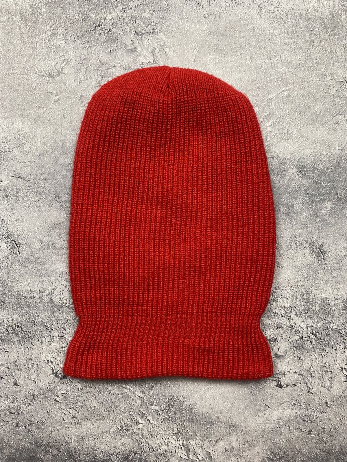 Japanese Brand Balaclava Knit Red Hat Vintage Ski Mask Rare Hype Streetwear Size ONE SIZE - 6 Thumbnail