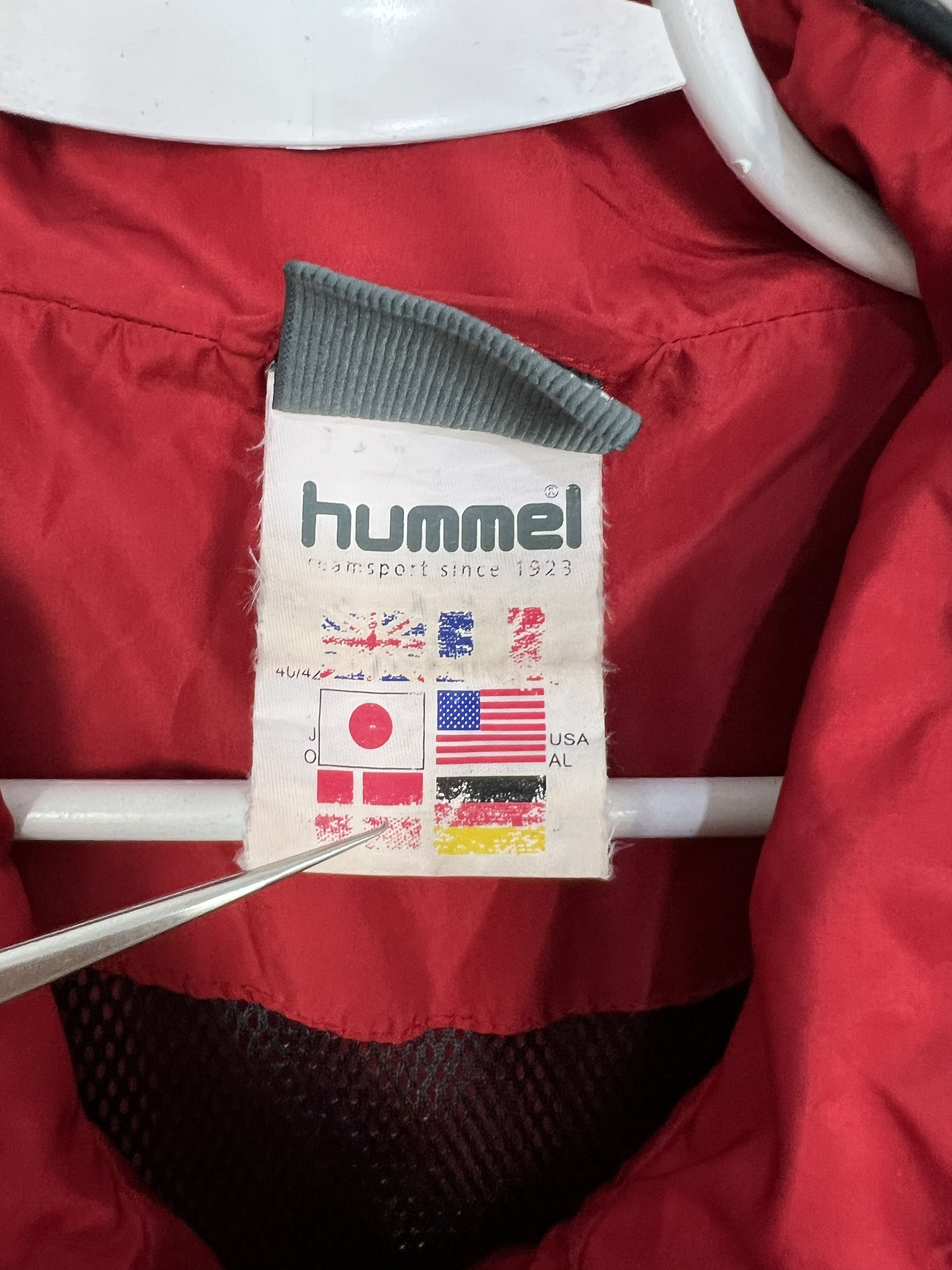 Hummel Vintage 90's Hummel Denmark Football Jacket Soccer Track Top Size US XL / EU 56 / 4 - 9 Thumbnail