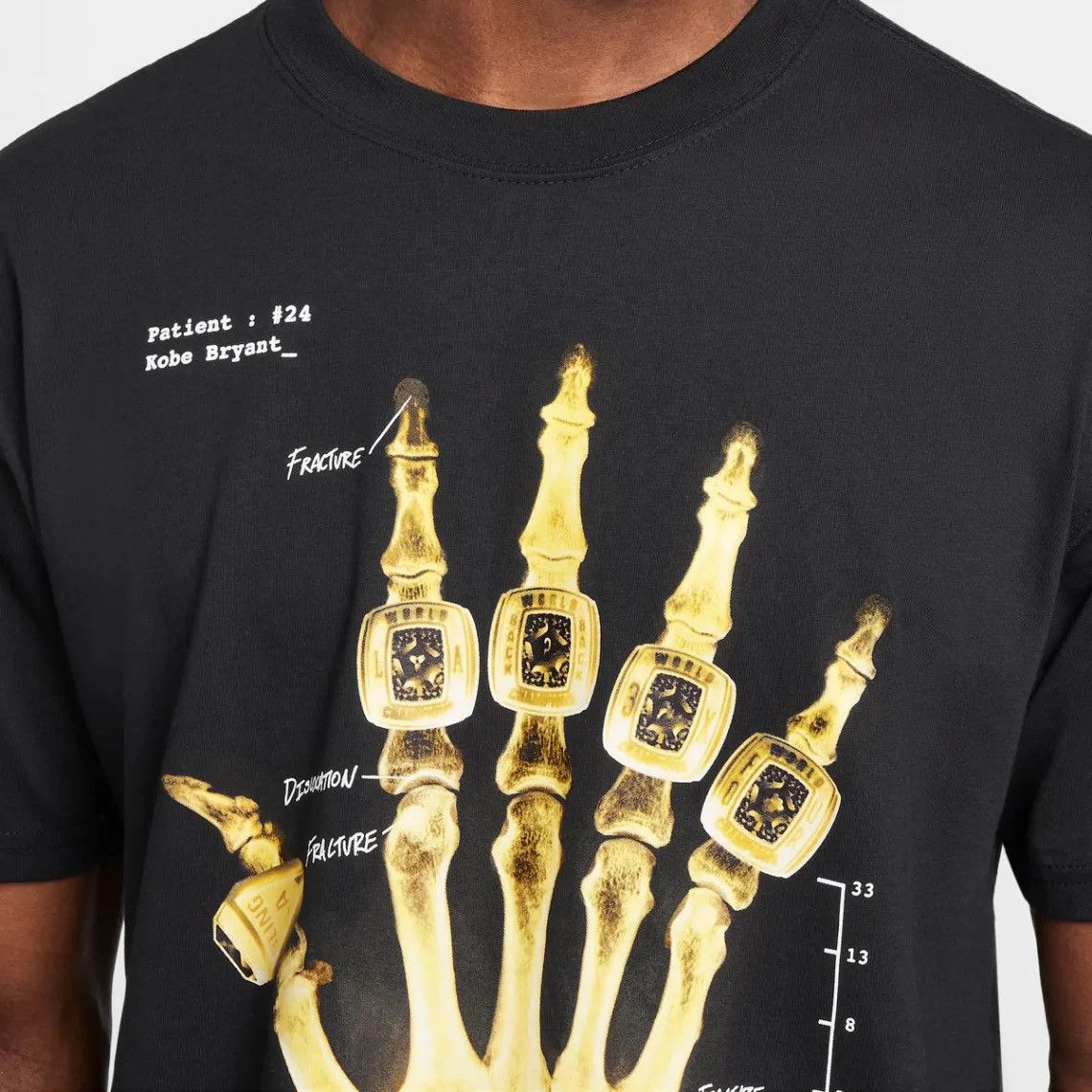 Nike 2024 NIKE KOBE X-RAY “BROKEN NOT BEATEN” BLACK T-SHIRT (XXL) Size US XXL / EU 58 / 5 - 4 Thumbnail