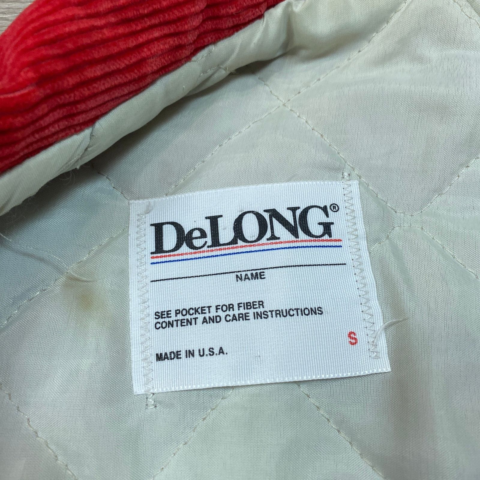 Delong × Disney × Vintage VTG 90s Disney Mickey State Embroidered Corduroy Bomber Sm Size US S / EU 44-46 / 1 - 6 Thumbnail