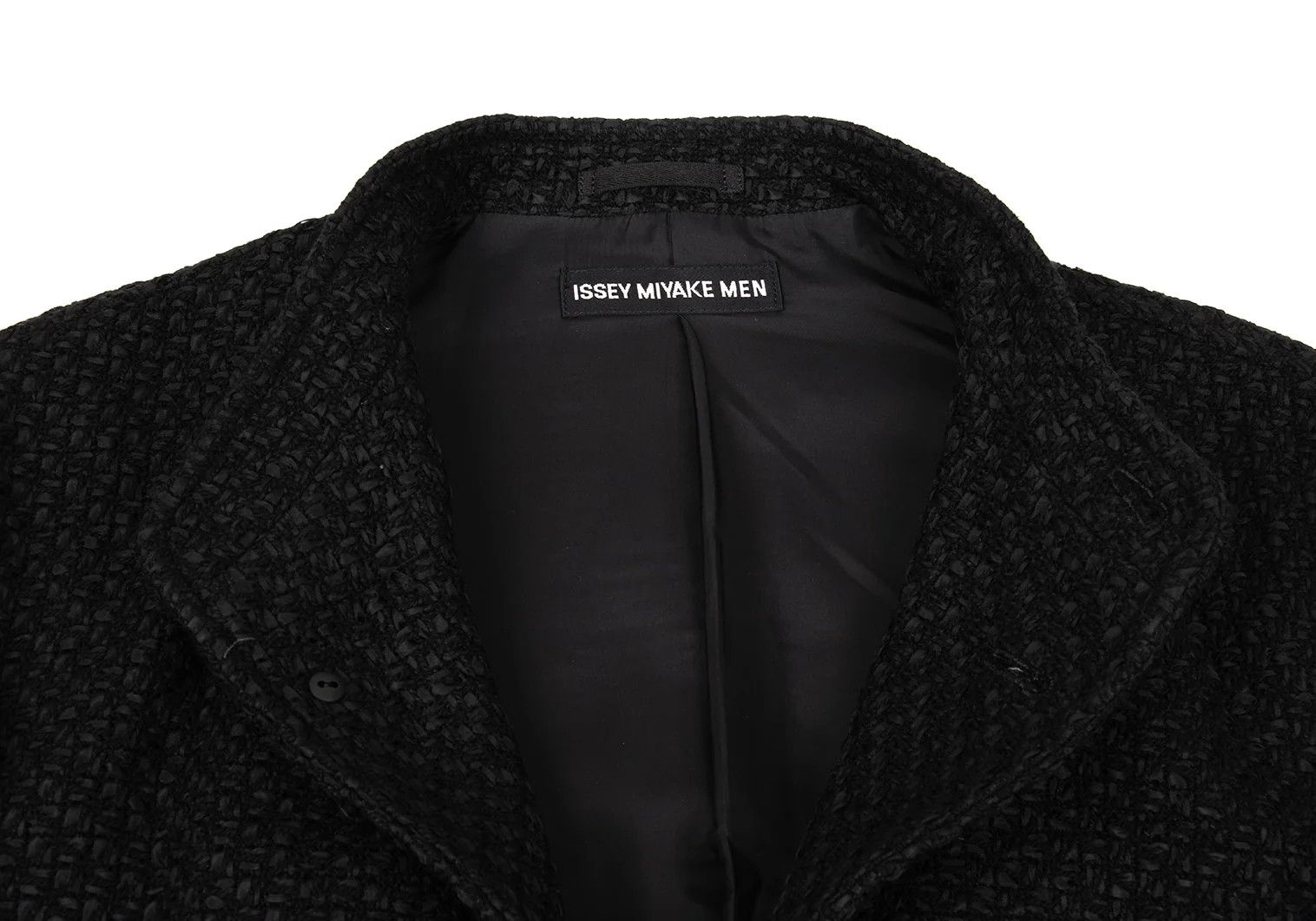Issey Miyake Band Collar Jacket in Black - Size 2 Size US M / EU 48-50 / 2 - 6 Thumbnail