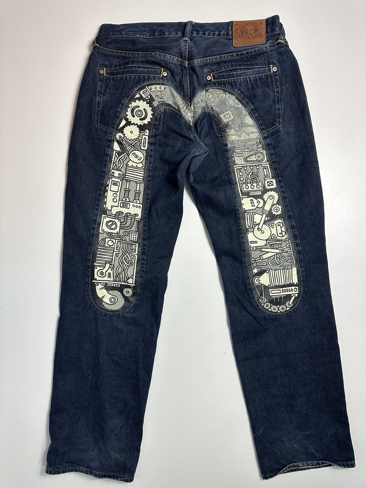 Evisu × Vintage Evisu Big Daicock Jeans Size US 36 / EU 52 - 1 Thumbnail