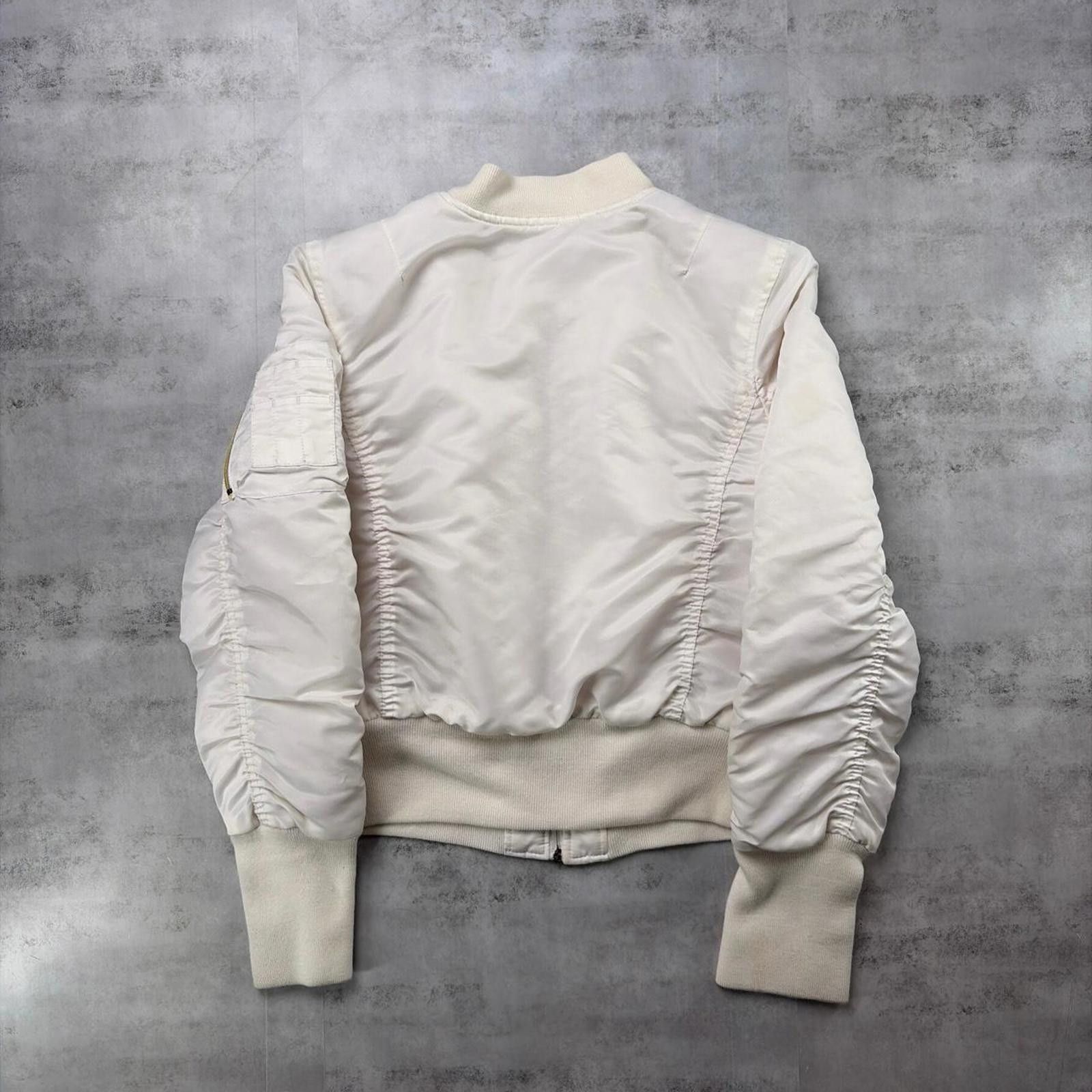 Southpole Y2K White Southpole Grunge Bomber Puffer Jacket Size S / US 4 / IT 40 - 7 Thumbnail
