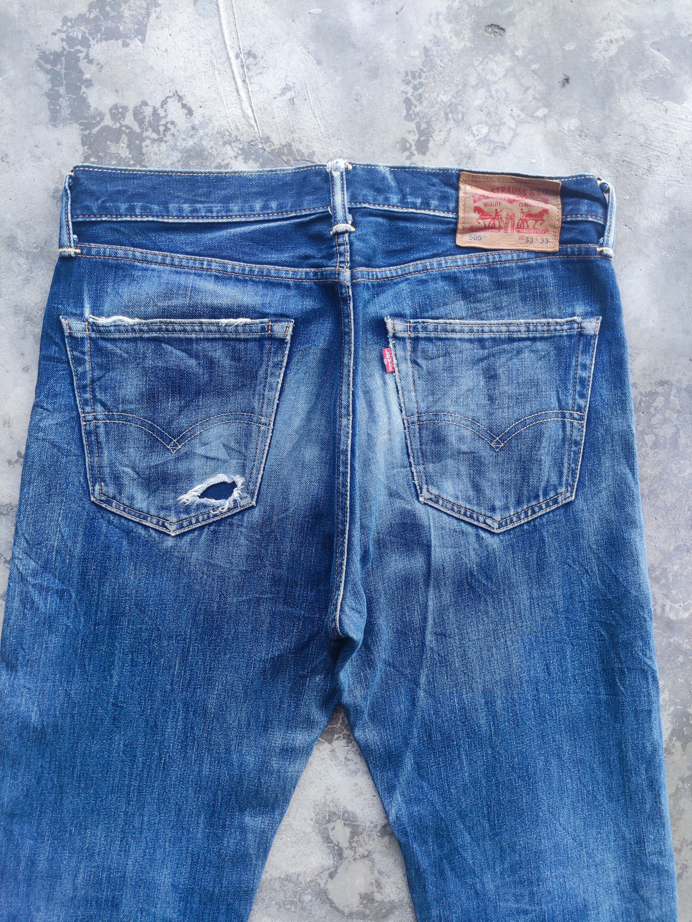 Levi's Vintage Levi's Distress Faded Jean Size US 34 / EU 50 - 9 Thumbnail
