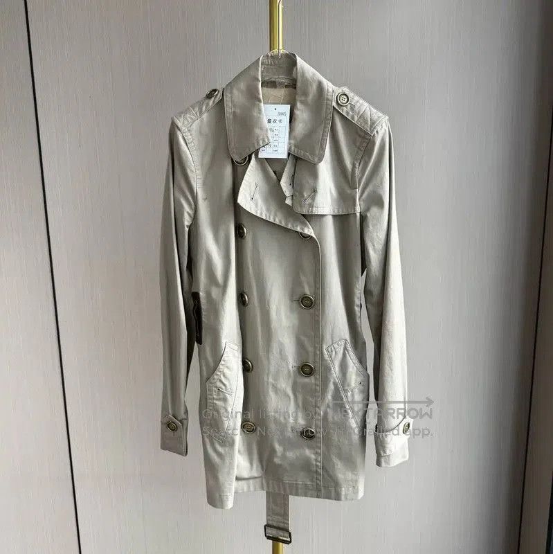 Burberry Burberry Khaki Cotton Women's Trench Coat. Size XXS / US 00 / IT 34 - 1 Thumbnail