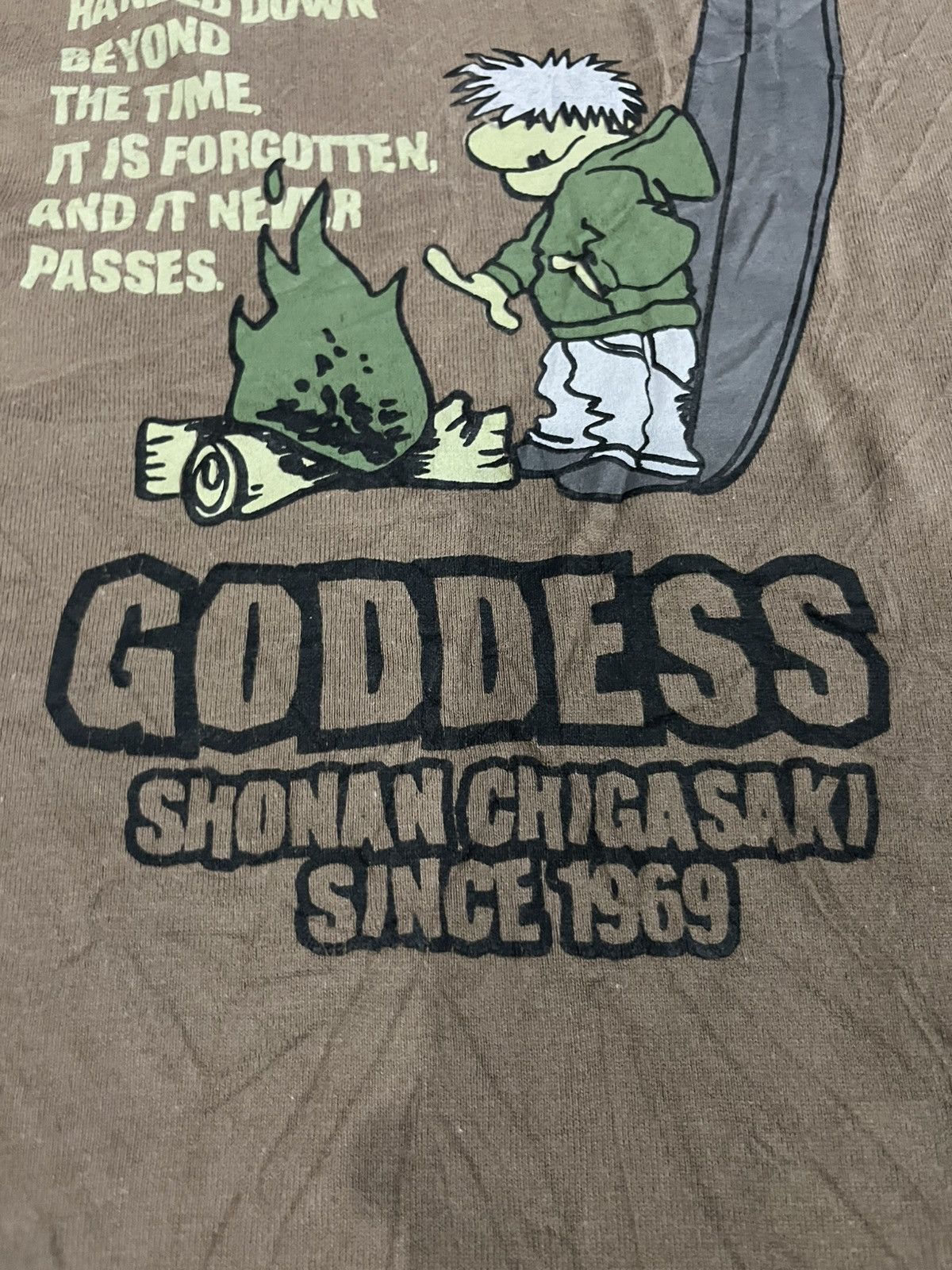 Japanese Brand 💥Shonan Chigasaki GODDESS Surf Warming Day Tee Size US L / EU 52-54 / 3 - 5 Thumbnail