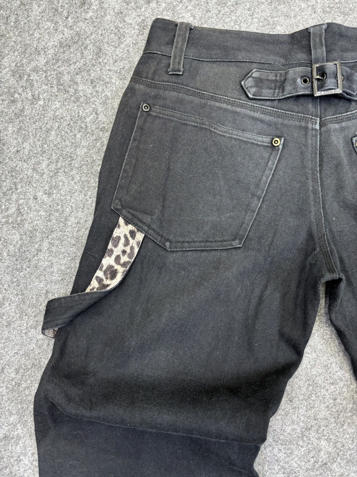 Japanese Brand 💥Insane Style💥Archival Xfrm Japan Half Cargo Denim F855 Size US 30 / EU 46 - 11 Thumbnail
