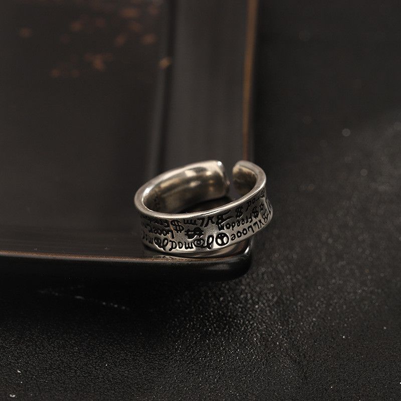 Jewelry Hip-hop Jewelry Rings Open Size Chrome Ring (Size 7-13) Size ONE SIZE - 2 Thumbnail