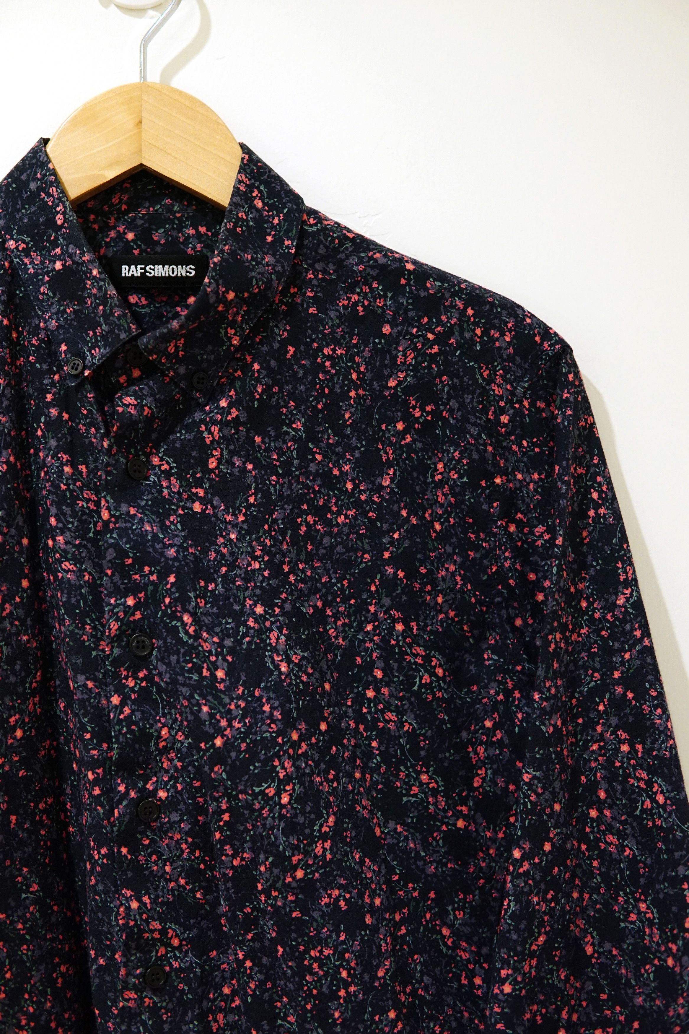 Raf Simons FW12 Floral Button Up Shirt Size US S / EU 44-46 / 1 - 1 Thumbnail