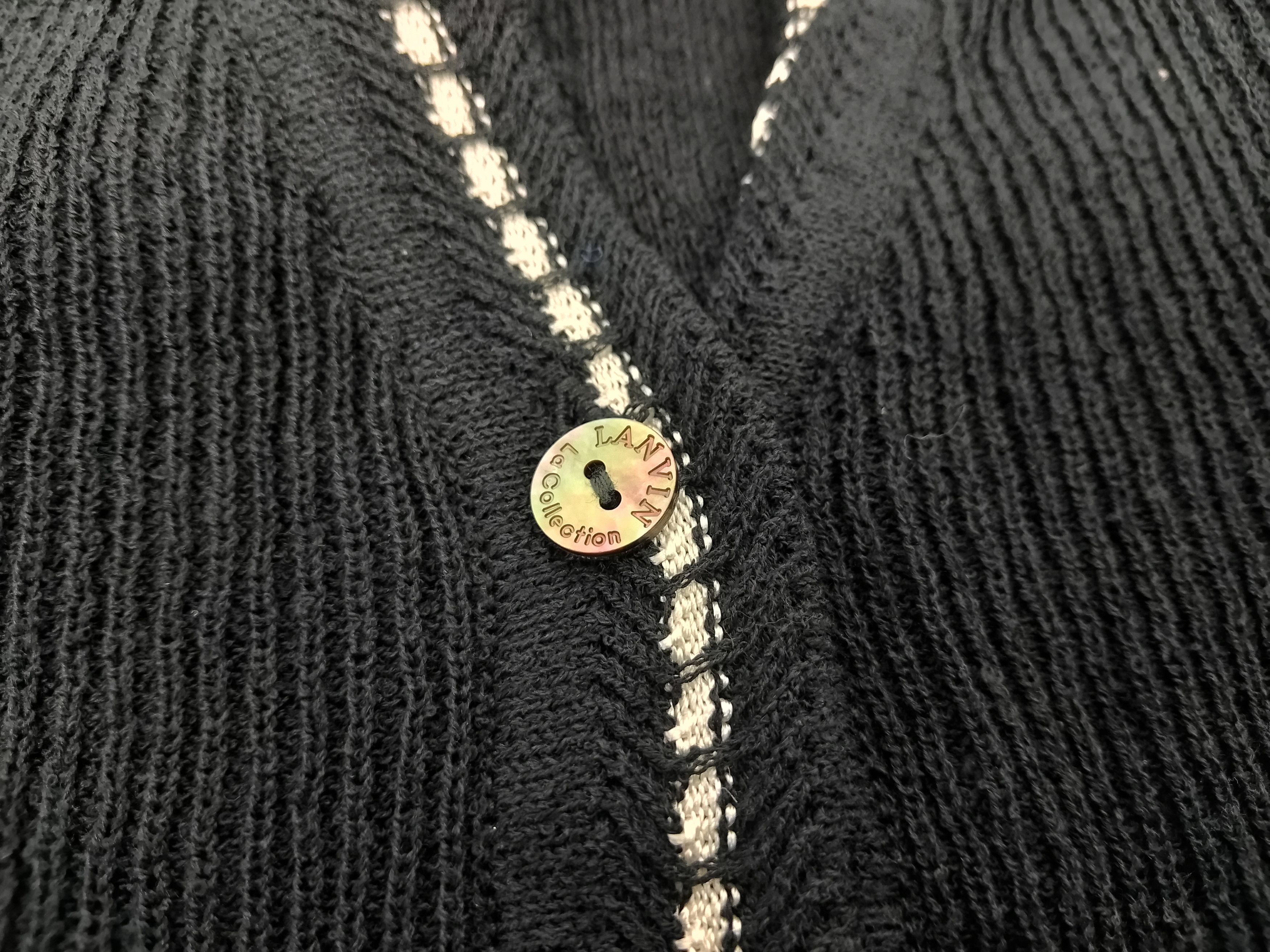 Lanvin × Vintage Vintage LANVIN Long Sleeve Fleece Sweaters Size S / US 4 / IT 40 - 5 Thumbnail