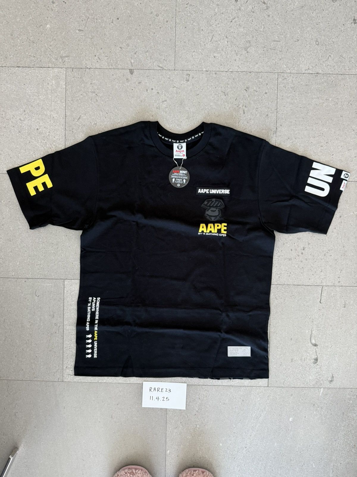 Aape AAPE by *A Bathing Ape Aape Universe Graphic T-shirt Size US XL / EU 56 / 4 - 1 Thumbnail