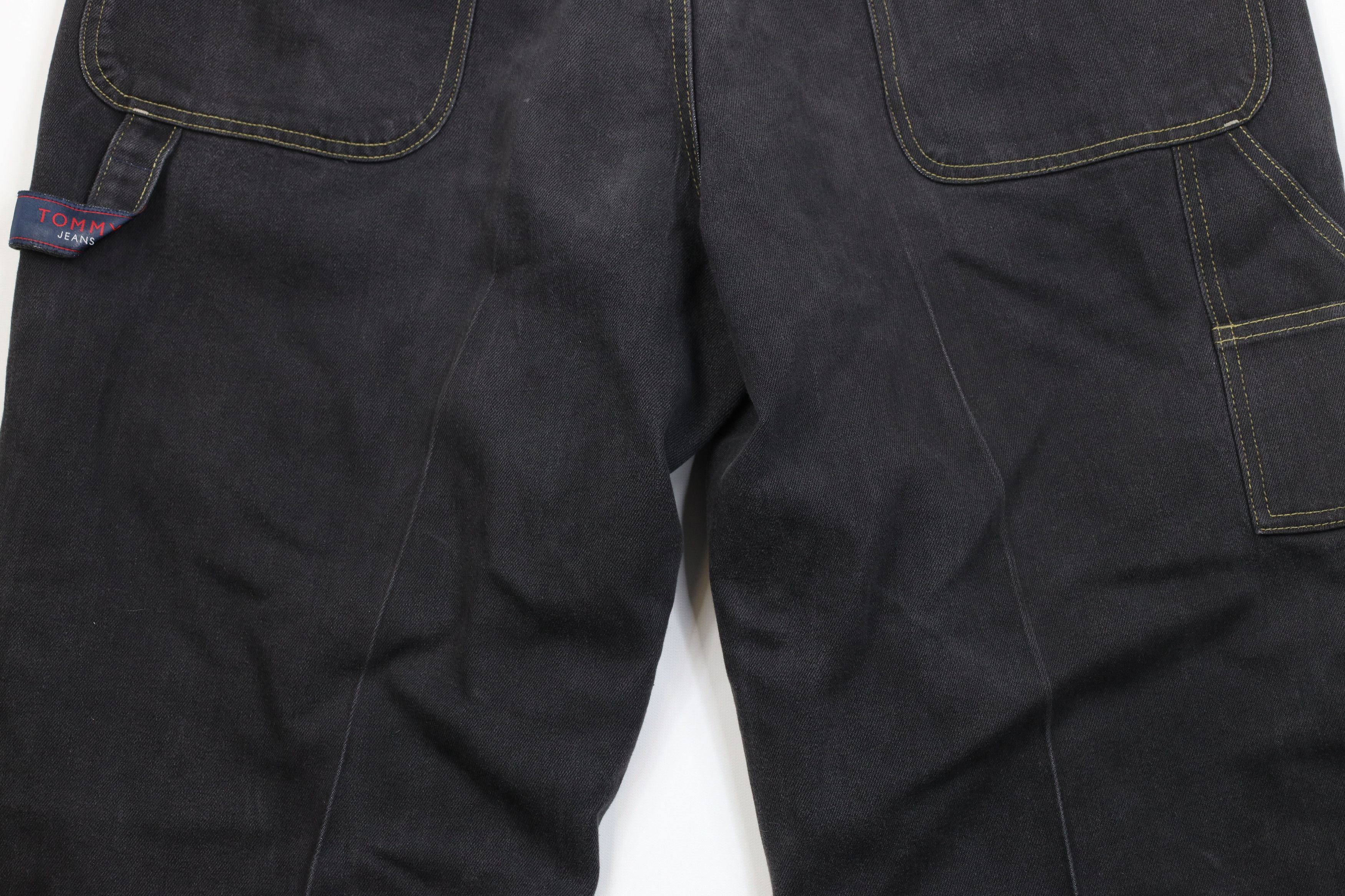Tommy Hilfiger Vintage 90s Tommy Hilfiger Fit Wide Leg Denim Jeans Black Size US 40 / EU 56 - 13 Thumbnail