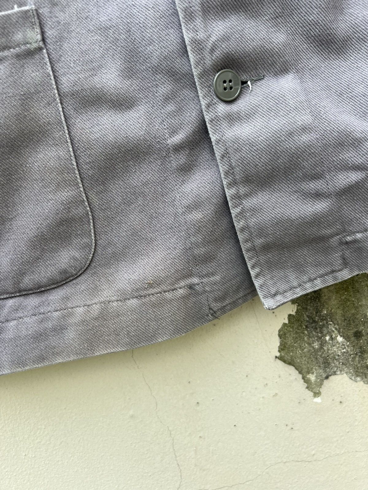 Danton Vintage Danton France Sun Fade Grey Nehru Collar Work Jacket Size US M / EU 48-50 / 2 - 13 Thumbnail