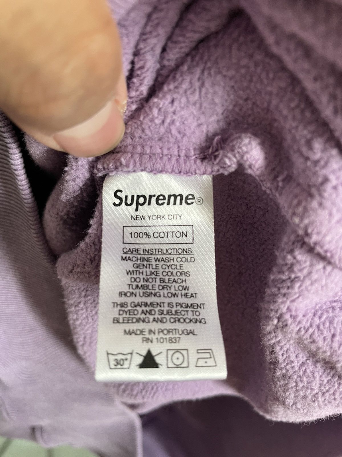 Supreme Supreme Spray Hoodie Violet Size US M / EU 48-50 / 2 - 4 Thumbnail