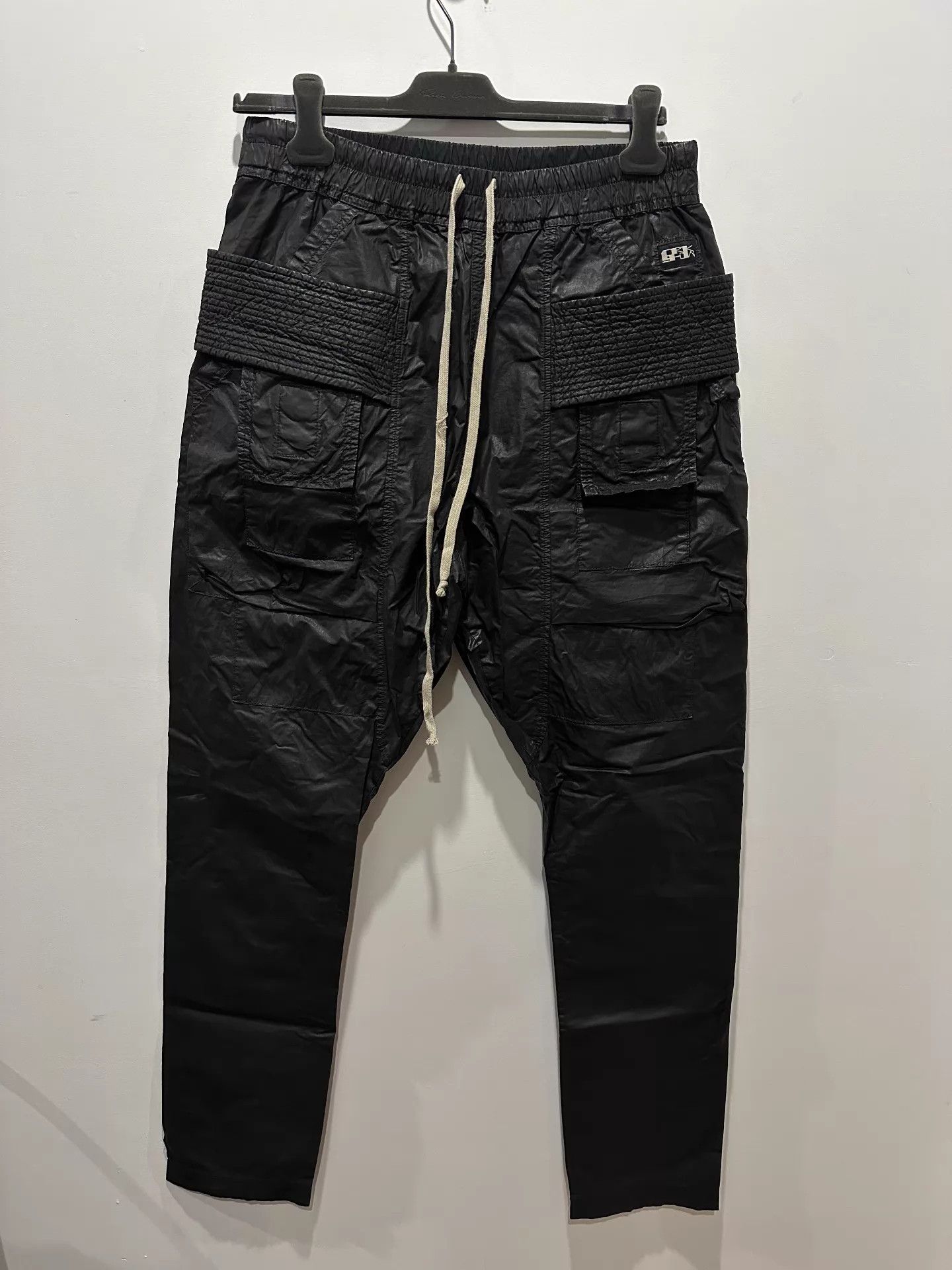 Rick Owens Rick Owens DRKSHDW waxed double ring pants size S Size US 29 - 1 Thumbnail