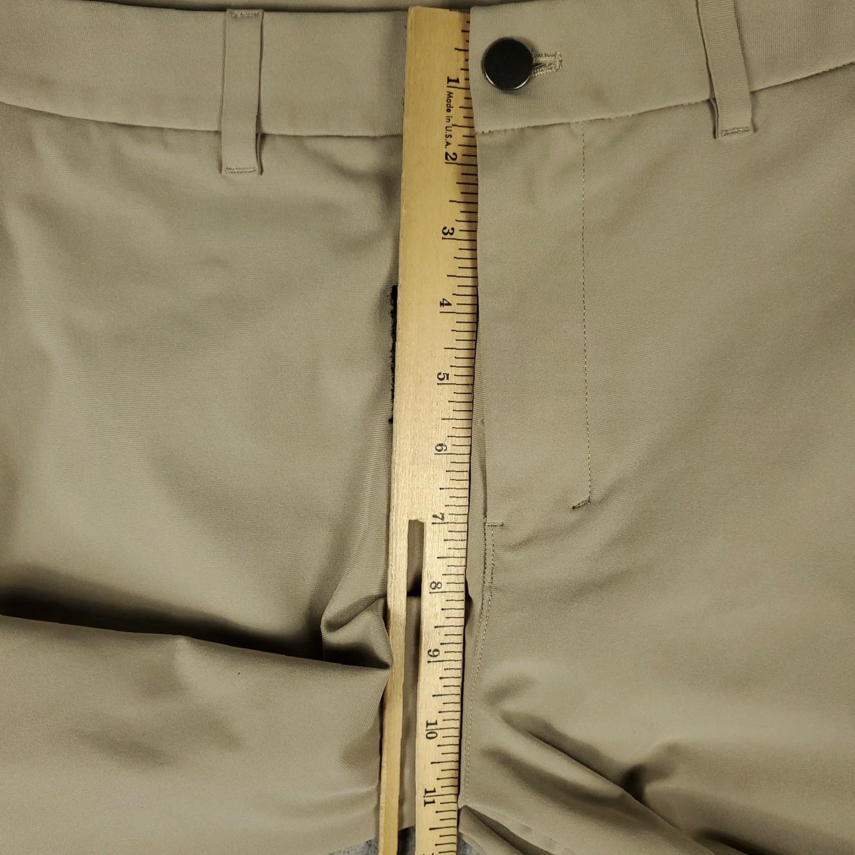 Lululemon Lululemon Pants Mens 34x29 Beige Commission Slash Pockets Chino Trousers - Flat Front, Regular Fit, Polyester, Machine Washable, Slash Pocket, Beig e? Size US 34 / EU 50 - 6 Thumbnail