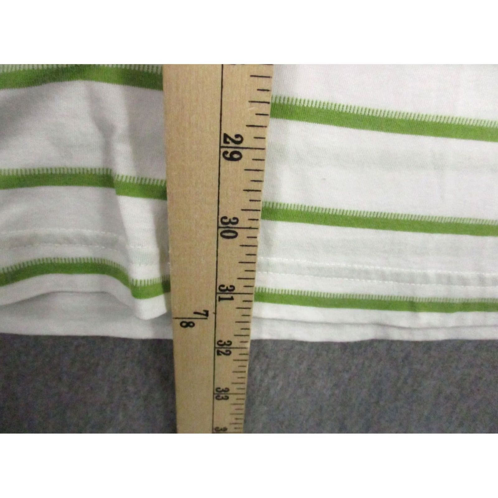 Vintage VINTAGE Masters Polo Shirt Mens XL Green Stripe Polo Shirt XL Mens Green Stripe 90s Sports Golf Shirt Boys Womens Mens Size US XL / EU 56 / 4 - 7 Thumbnail