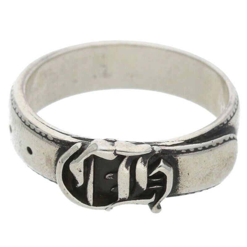 Chrome Hearts Chrome Hearts Belted CH Logo Silver Ring Size ONE SIZE - 1 Thumbnail