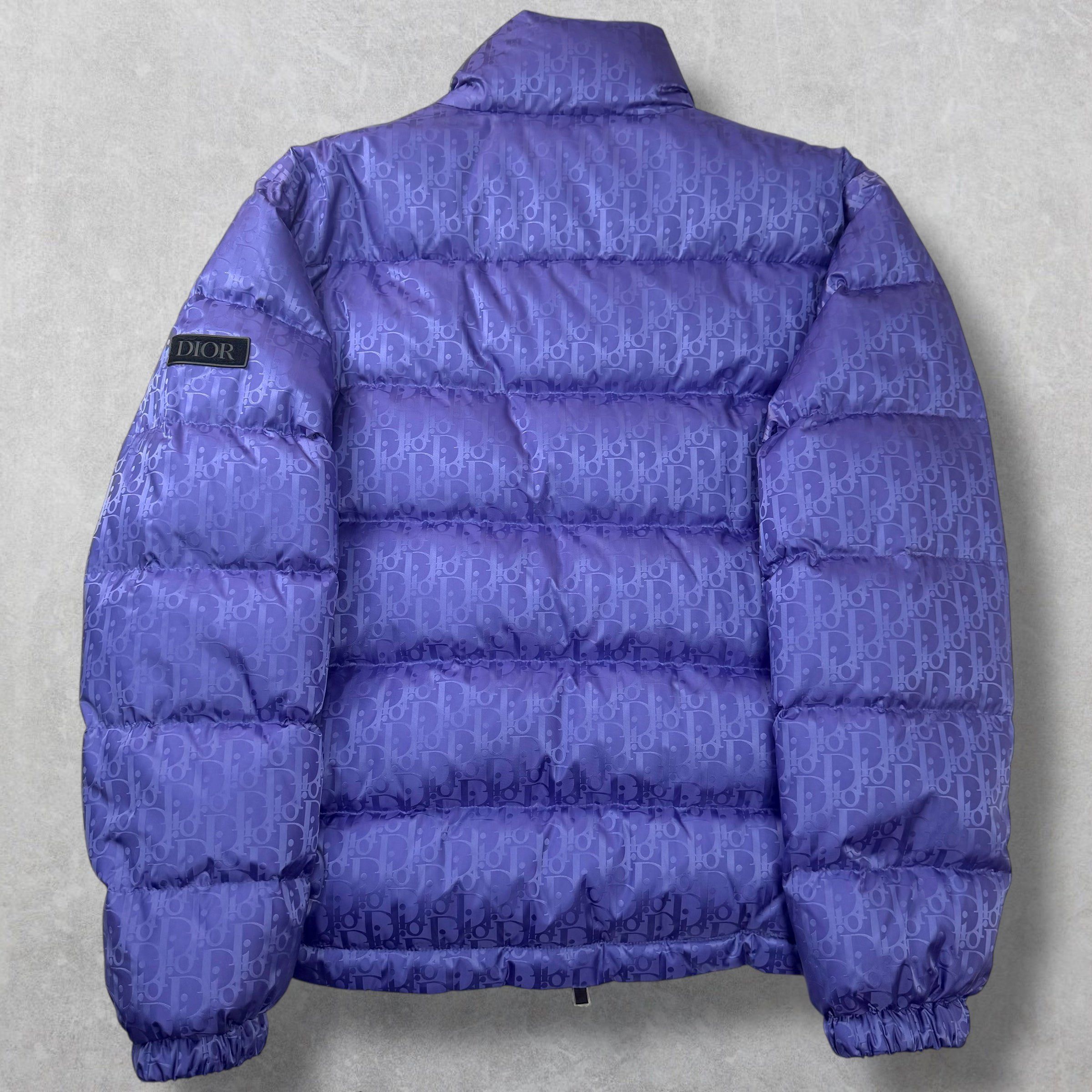 Dior Dior Oblique Purple Down Jacket 52 (L) Size US L / EU 52-54 / 3 - 2 Thumbnail