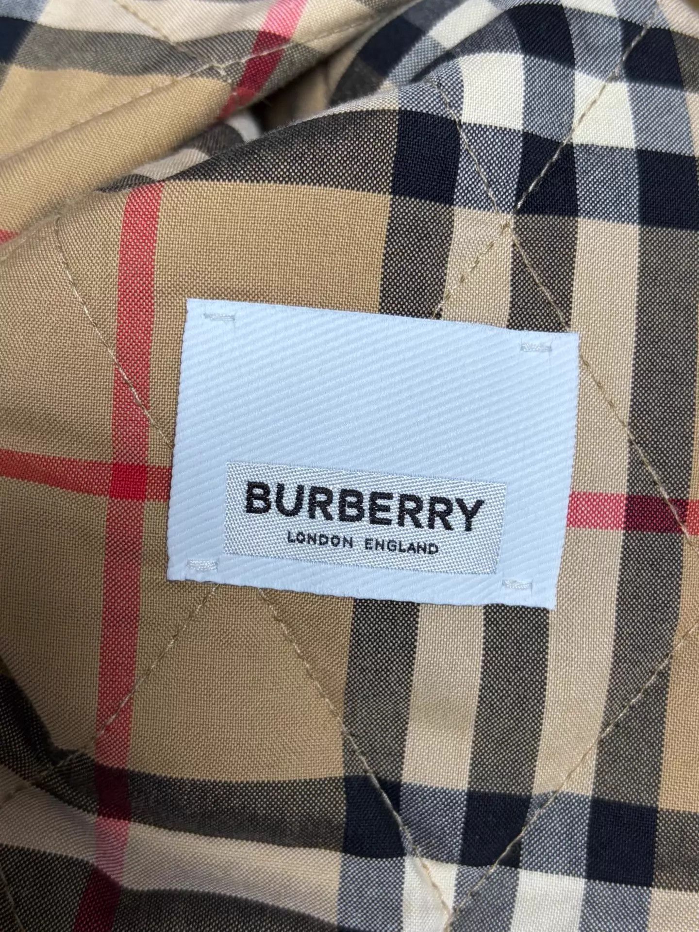 Burberry Burberry Camel Check Cotton Jacket Size XS / US 0-2 / IT 36-38 - 4 Thumbnail