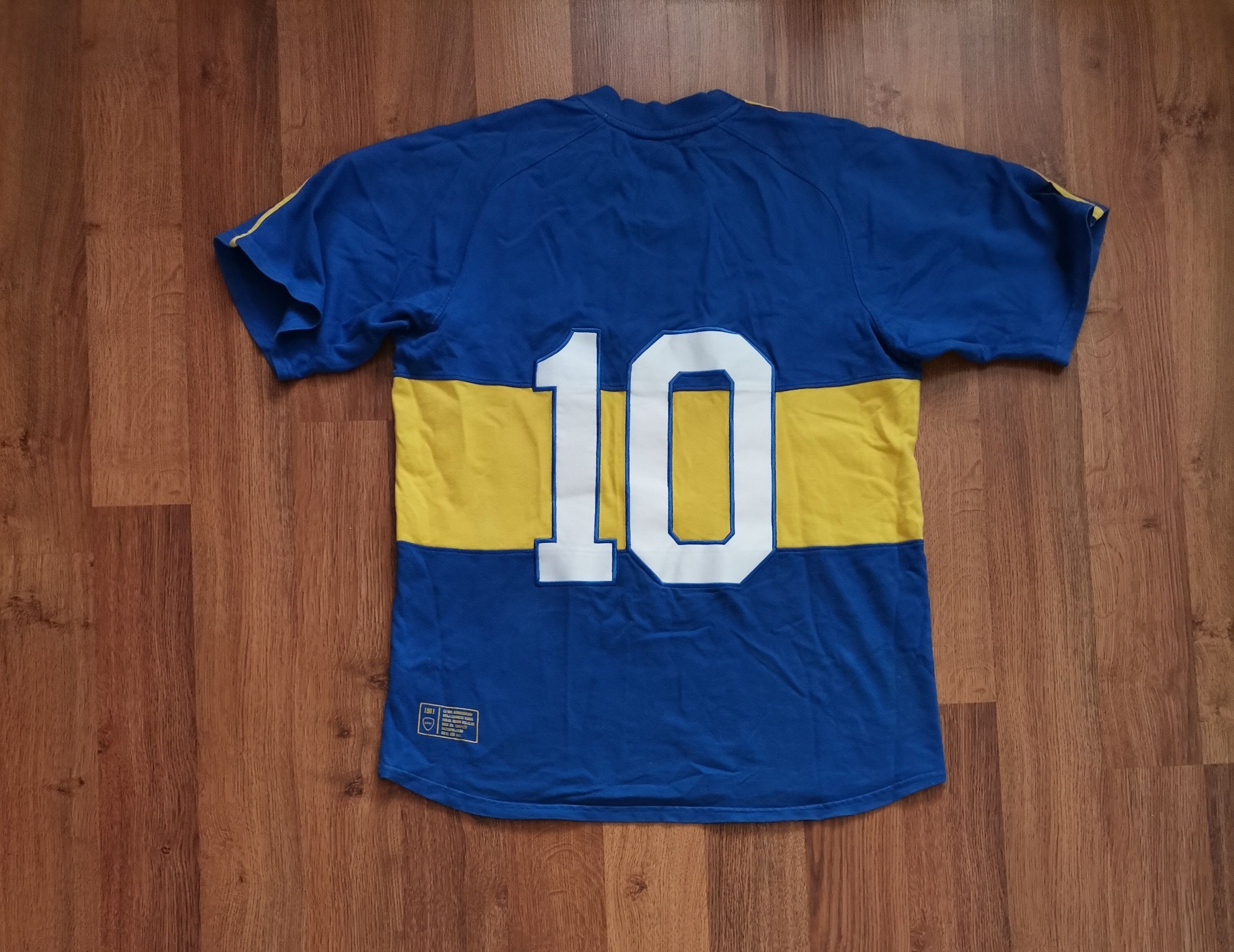 Nike Vintage Nike Boca Juniors 10 Maradona 100 Years T-Shirt Size US M / EU 48-50 / 2 - 7 Thumbnail