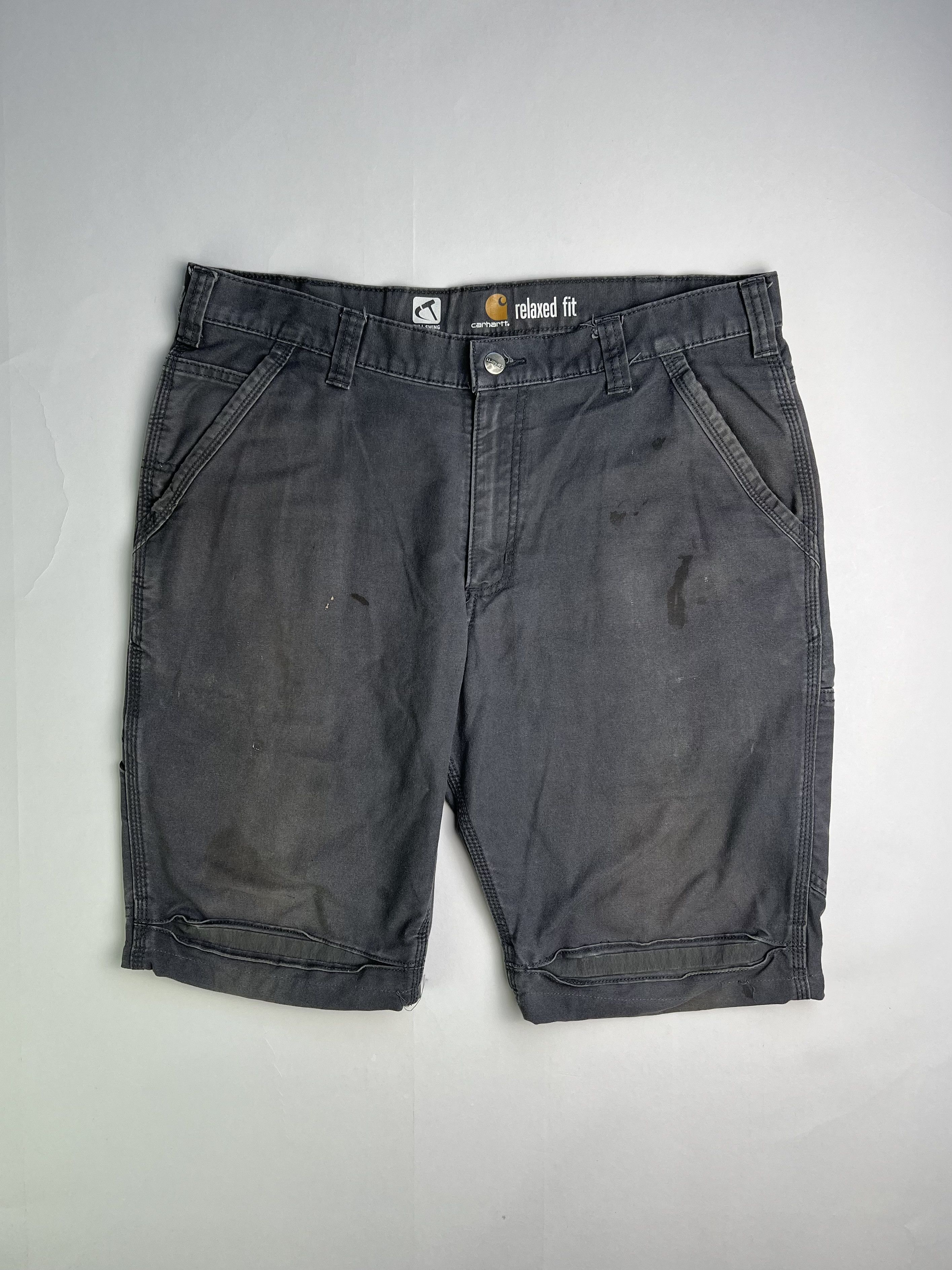Carhartt Carhartt Work Shorts Gray W36 Size US 36 / EU 52 - 1 Thumbnail
